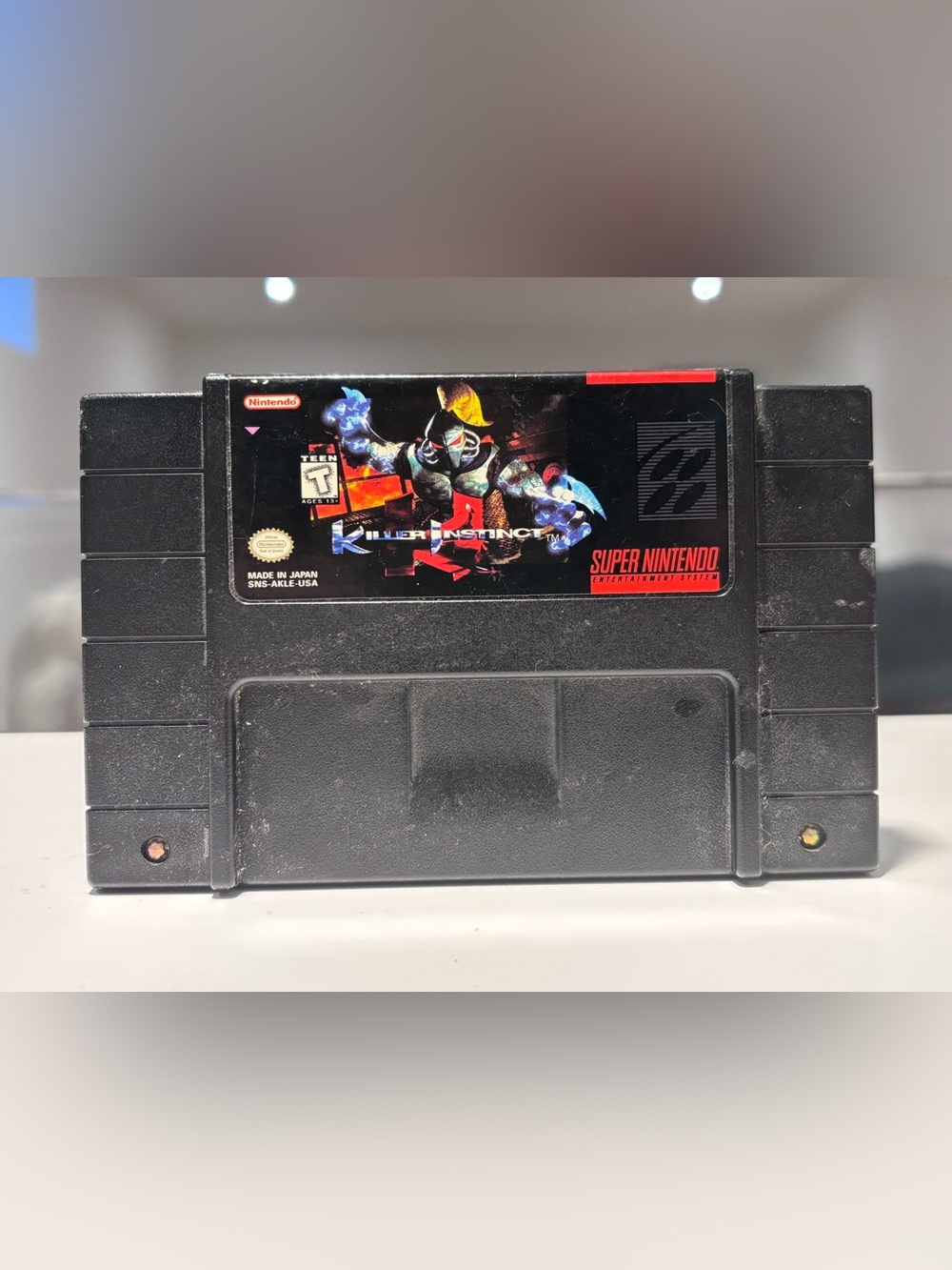 Nintendo SNES KILLER INSTINCT - black edition (cadridge only - no box)